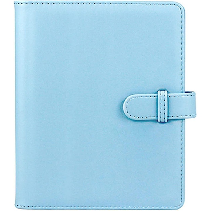 Album foto, 256 poze, piele PU, albastru, 20x16cm