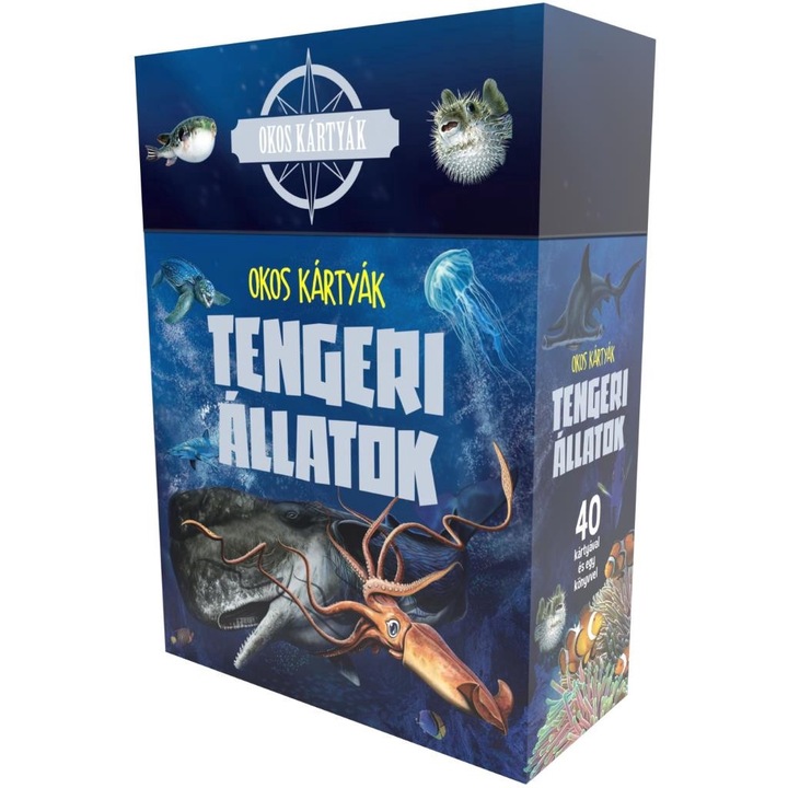 Napraforgó: Okos kártyák - Tengeri állatok