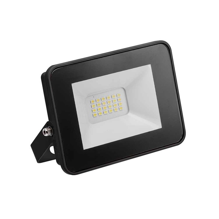 Proiector LED-uri SMD ILUX, 10W, 800lm, IP65, 6400K, NEGRU / NEGRU