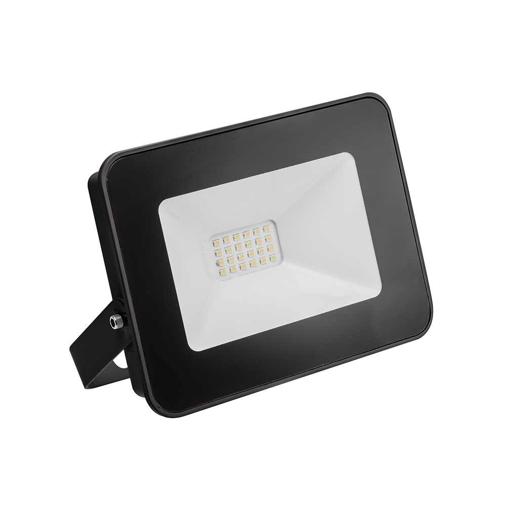 Proiector LED-uri SMD ILUX, 20W, 1600lm, IP65, 6400K, NEGRU / NEGRU