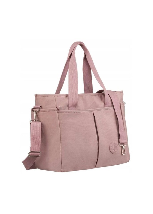 Női táska, Peterson, rózsaszín, 31x44,5x16,5cm
