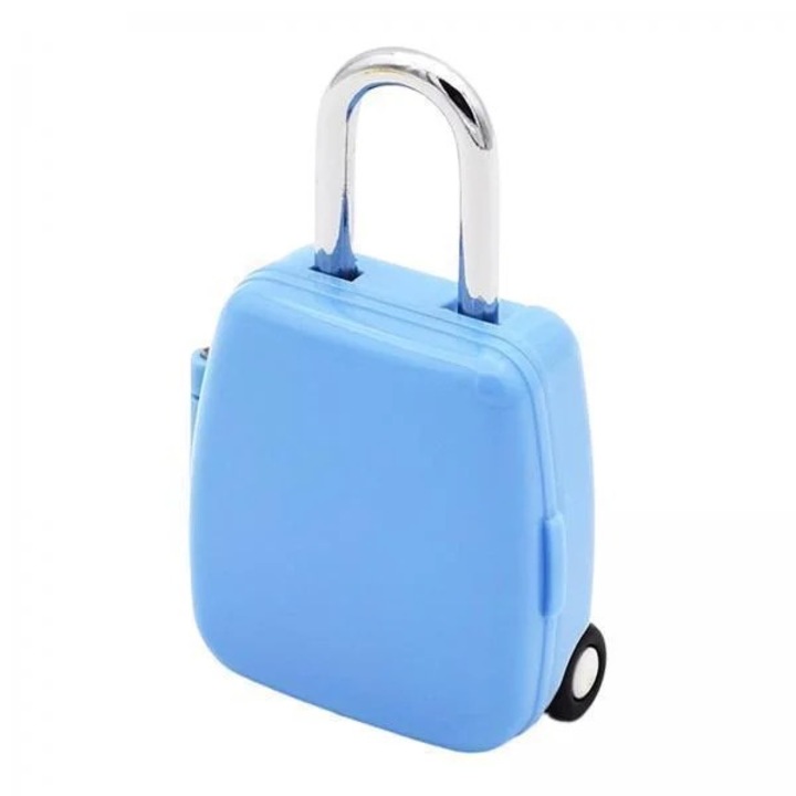 Комплект 2 безключови секретни брави, 3 цифри, форма на куфар, за фитнес, училище, кутии за инструменти