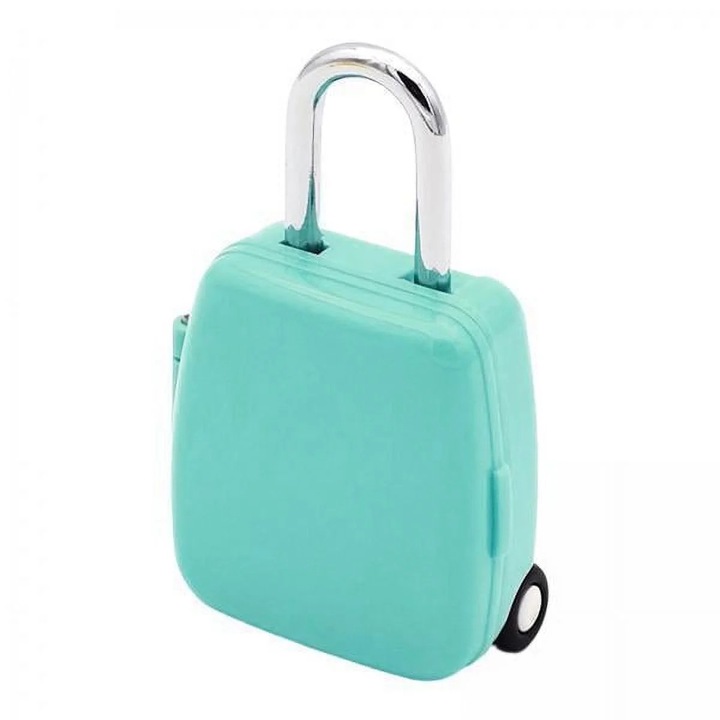 Комплект 5 секретни ключалки, 3 цифри, зелени, за физкултурен салон, училище, кутии за инструменти