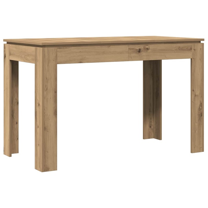 Трапезна маса vidaXL, Artisan Oak, 120x60x76 см, Инженерна дървесина, 21.85 Kg