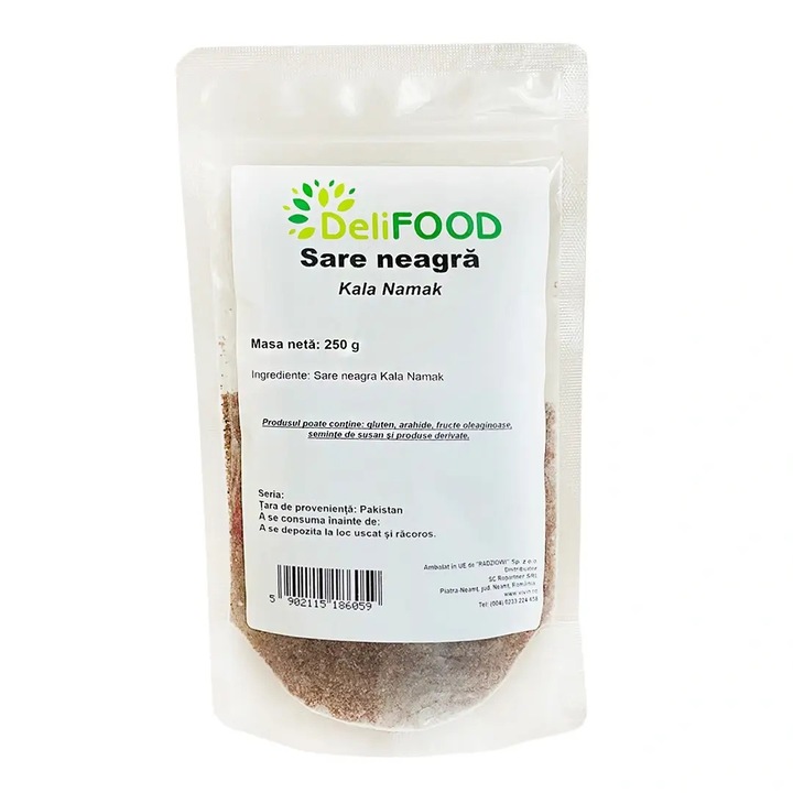 Sare neagra kala namak 250g Delifood