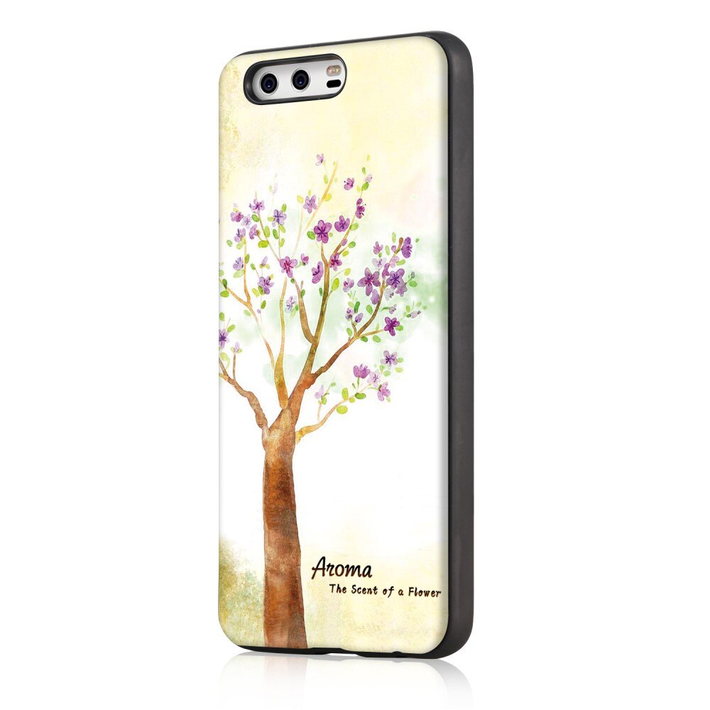 Husa Huawei P10,Toto Accesories, Imprimeu Blooming Flower Tree, TPU+Plastic,