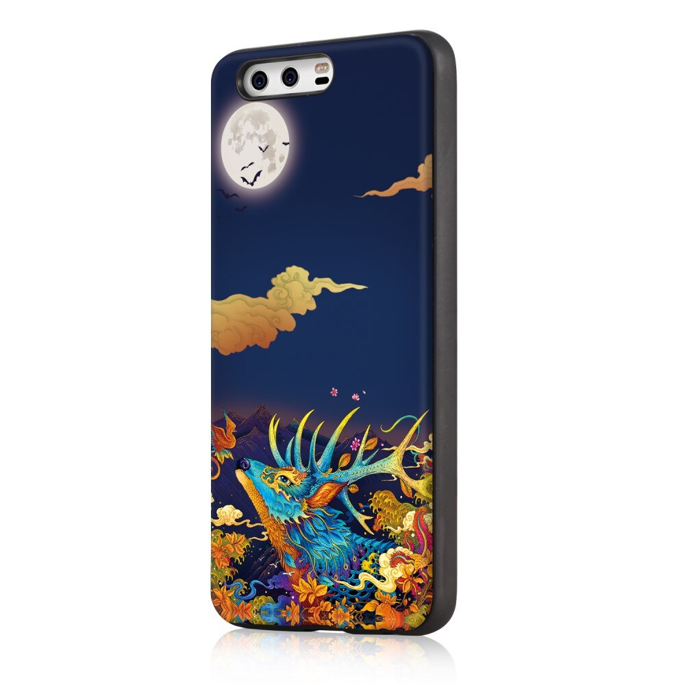 Carcasa Huawei P10,Imprimeu Elk, Protectie Spate+Laterale
