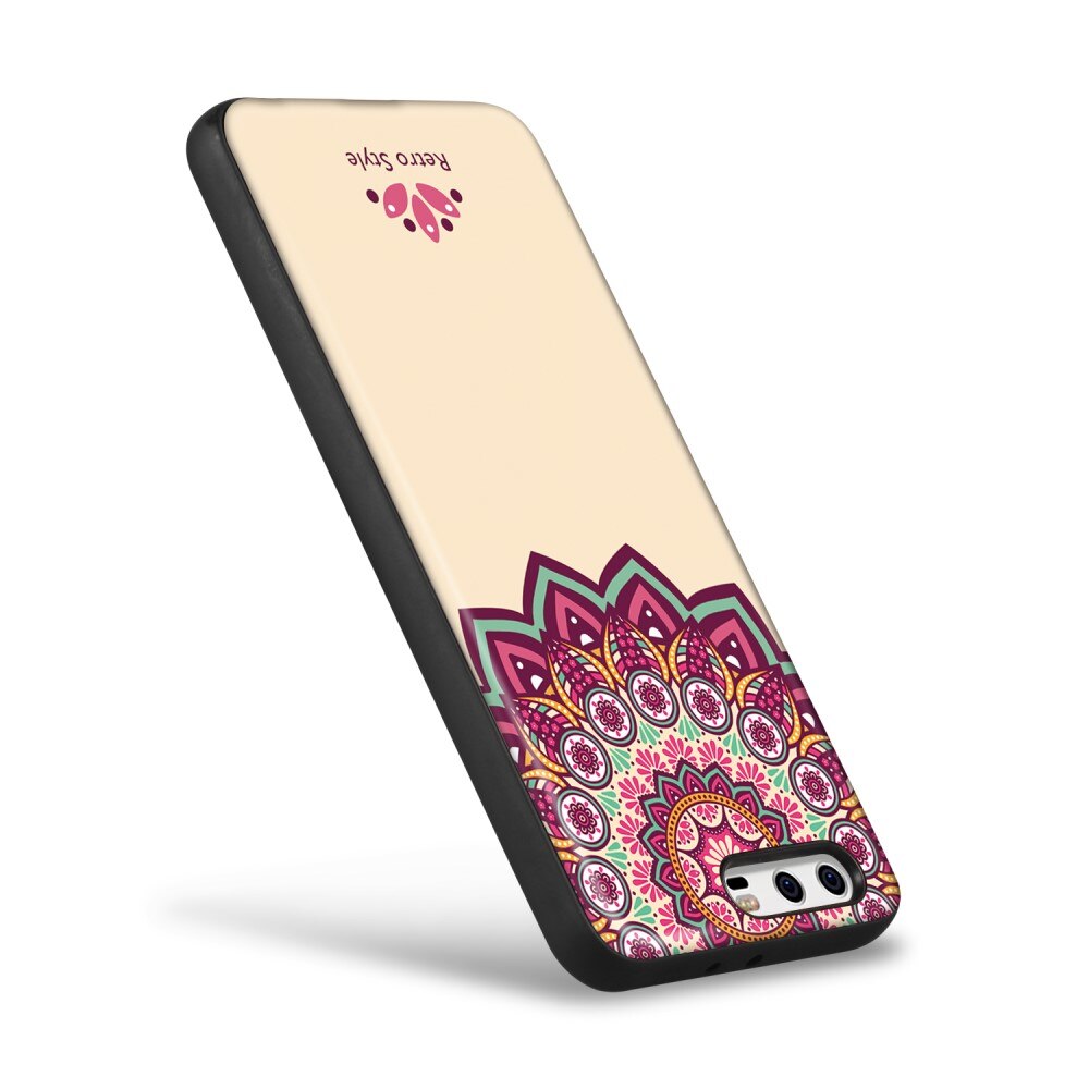 Carcasa Huawei P10, Imprimeu Mandala Pattern, Plastic Dur+TPU, Protectie Spate/Laterale