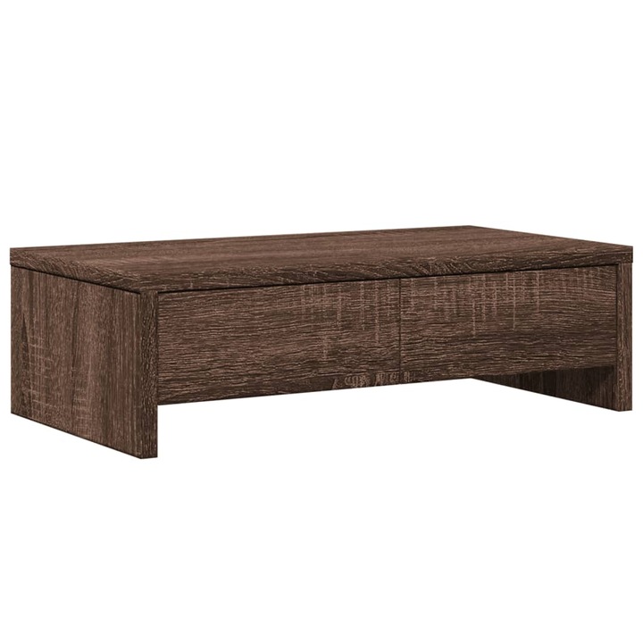 Стойка за монитор с чекмеджета vidaXL, 50x27x15cm, Инженерно дърво, 4.6kg