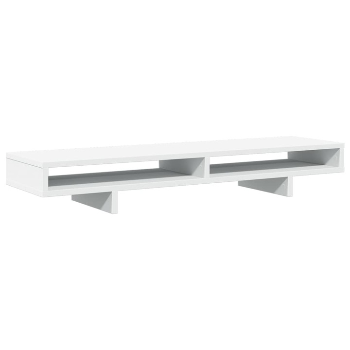 VidaXL fehér szerelt fa monitorállvány 100 x 27 x 15 cm 854751