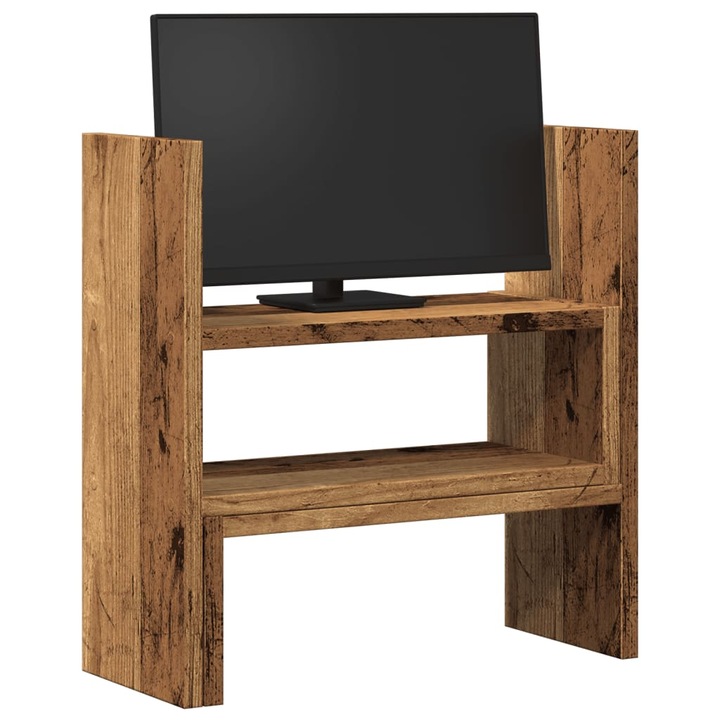 Органайзер за бюро vidaXL, старо дърво, 40x17x41 см, инженерно дърво, 3 kg