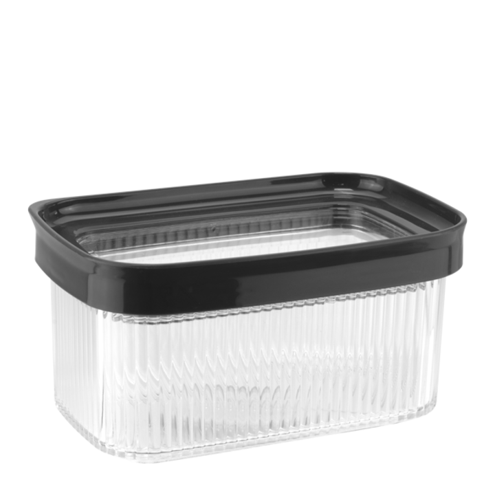 Tárolódoboz HORECANO HOME, antracit, 700ml, 15,8x10xh8,3cm