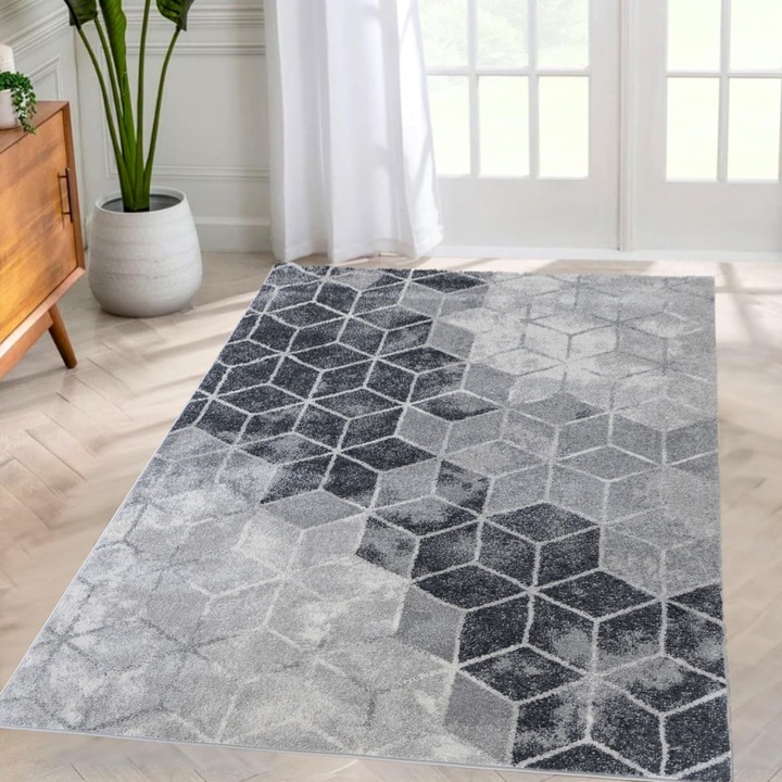 Modern szőnyeg Promo 2408 (Gray) 60x220cm Szürke