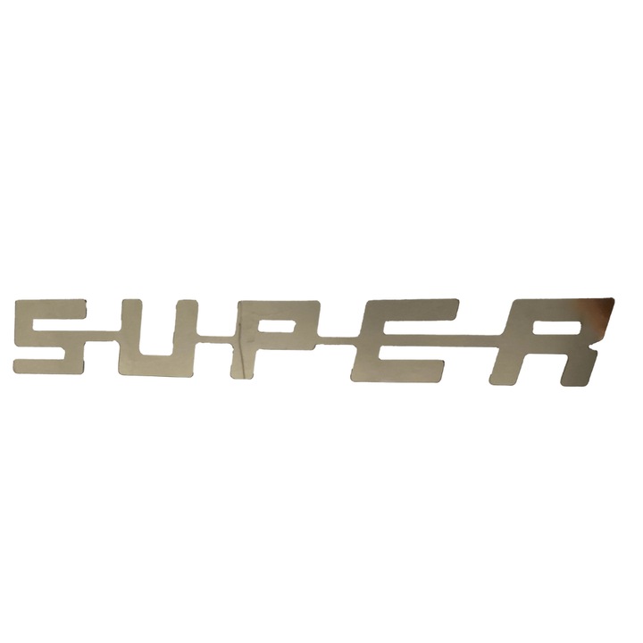 SUPER Letter krómpolírozott rozsdamentes acél 1 db