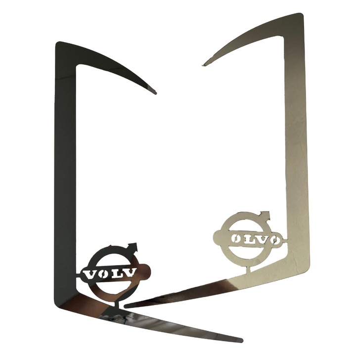 Deflector de aer Pentru Volvo FH4 2012-Up lateral oarba fata deflector crom 2 buc otel inoxidabil