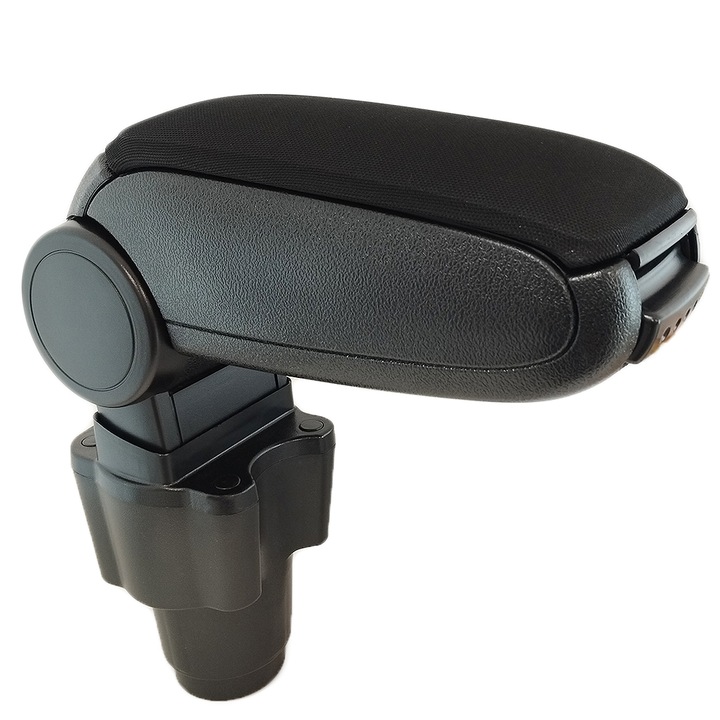 Cotiera Consola Centrala Cutie Depozitare Organizator Pentru Dacia Sandero 2018 - Dacia Logan 2021- Rabatabila Textil Neagra Lux