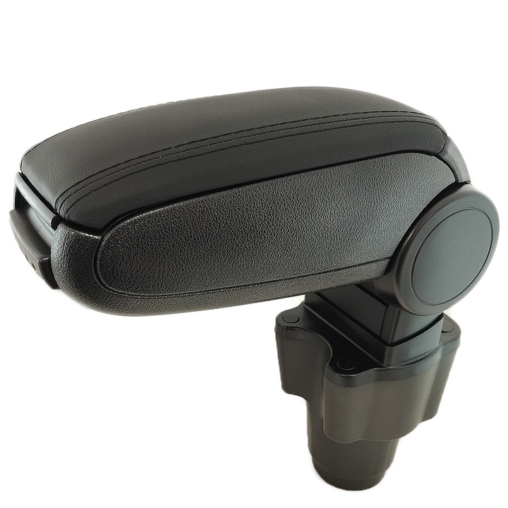 Cotiera Consola Centrala Cutie Depozitare Organizator Pentru Dacia Sandero 2018 - Dacia Logan 2021- Rabatabila Piele Neagra Lux