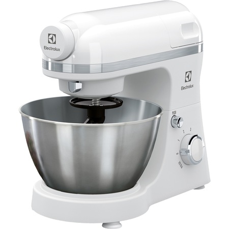 Robot bucatarie Electrolux EKM3400 800W, blender si masina de tocat incluse, 6 viteze variabile, Alb