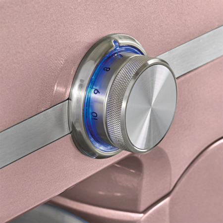 Robot bucatarie Electrolux EKM4610, 1000W, doua boluri inox, 10 Viteze, accesorii incluse, viteza variabila, Roz