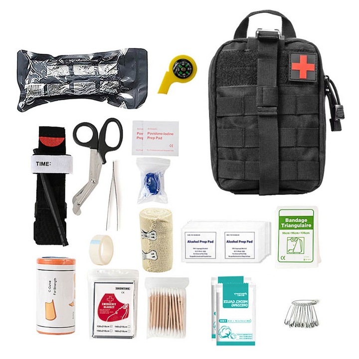 Комплект за оцеляване, Enforose, авариен комплект, тактическа екипировка, многоцветен