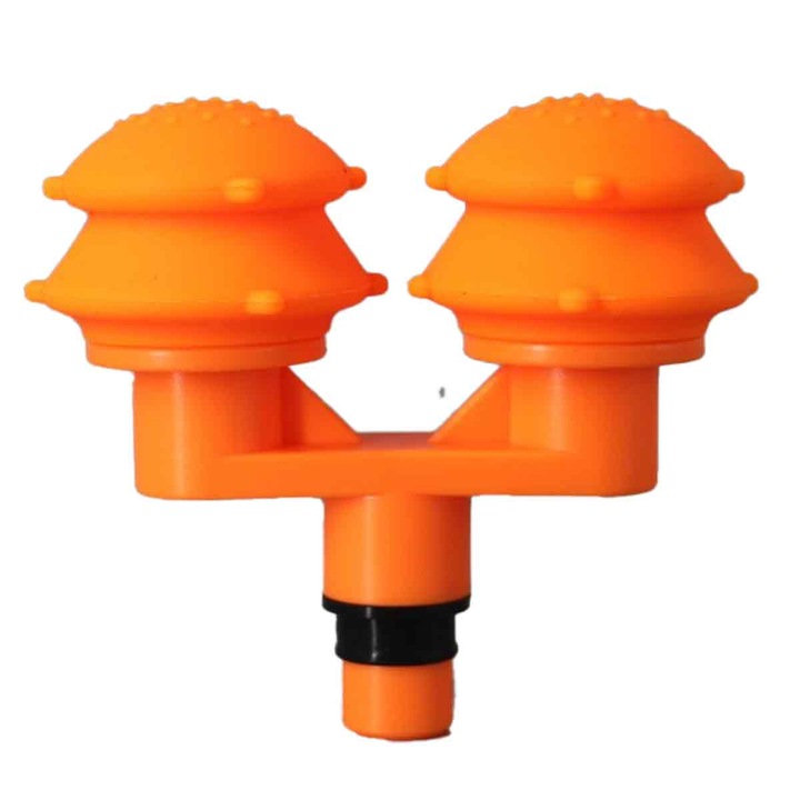 40 fascia pistol cap de masaj fascia pistol producatori de accesorii cap de masaj din silicon cap de masaj din metal PU plastic