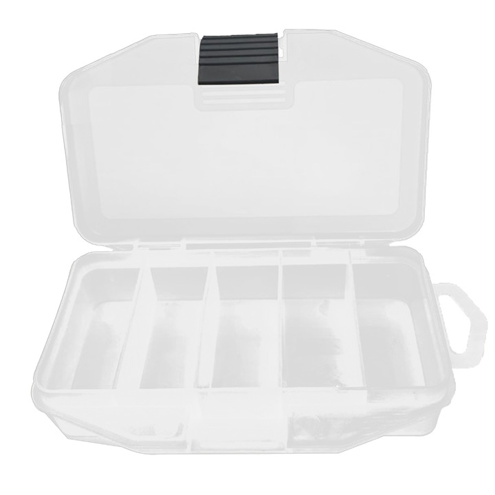 Cutie pentru momeli Enforose, 5 compartimente, material durabil, portabil, pentru pescuit