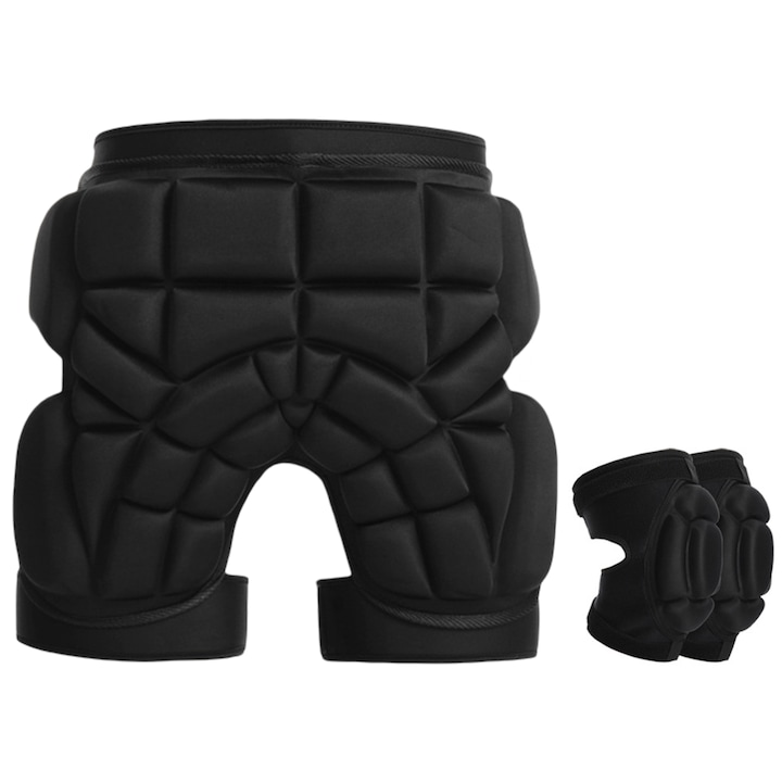 Fesier de schi ingrosat Anti-cadere, anti-coliziune, patinaj, genunchi, Iarna, Echipament de protectie pentru copii, Imbracaminte interioara impermeabila