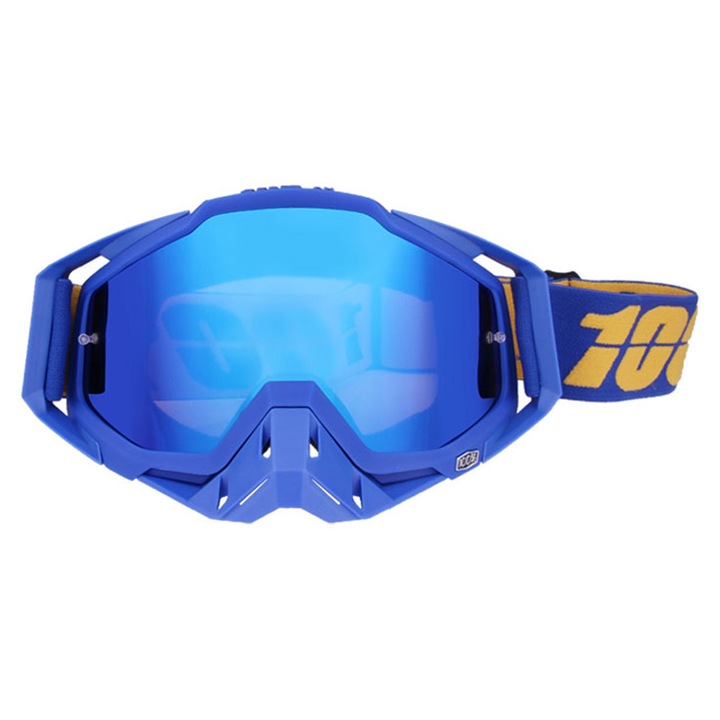 Ochelari de sport Enforose, ochelari off-road, lentile multicolore, protectie impotriva prafului, curea ajustabila