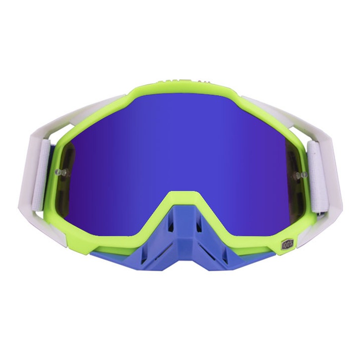 Ochelari de sport Enforose, ochelari off-road, lentile multicolore, protectie impotriva prafului, curea ajustabila