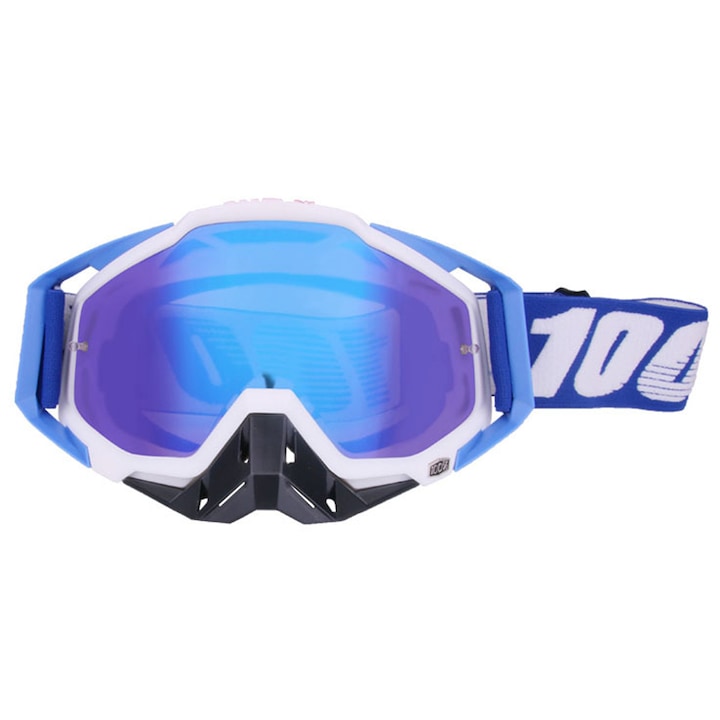 Ochelari de sport Enforose, ochelari off-road, lentile multicolore, protectie impotriva prafului, curea ajustabila