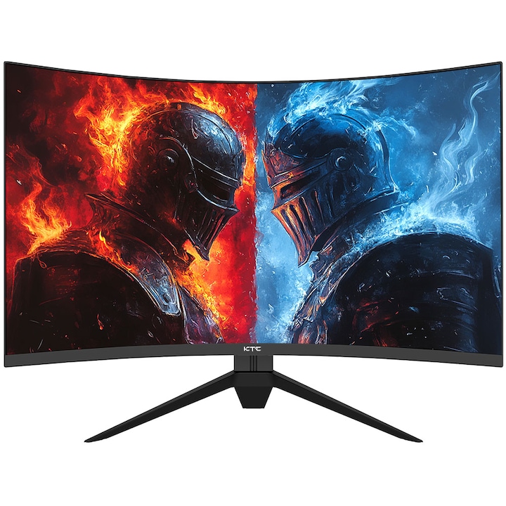 Gaming Monitor KTC H27S25E 27 hüvelykes QHD 2560x1440 240Hz, 1000R, 1ms, ívelt