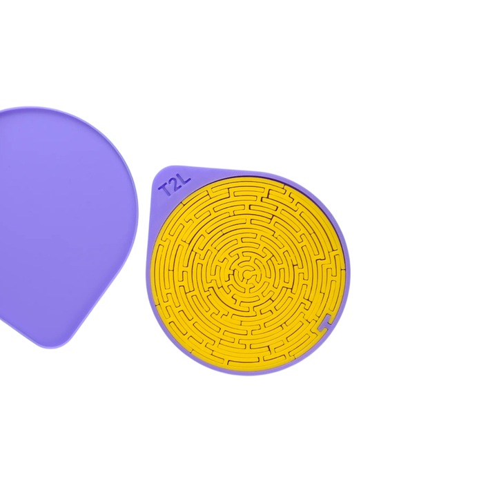 Геометричен логически пъзел тип кръгъл лабиринт, PLA