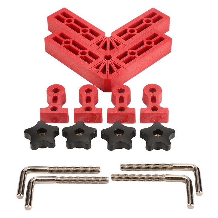 2 db-os készlet. 90 fokos pozicionáló négyzet Enforose, ABS, 120mm