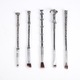 Set pensule machiaj Zeaicos, 5 bucati, multicolor, metal si nylon