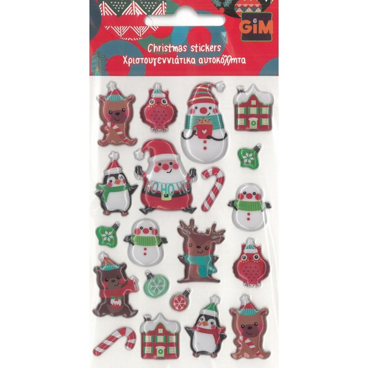 Autocolant cu bule de Craciun, Javoli