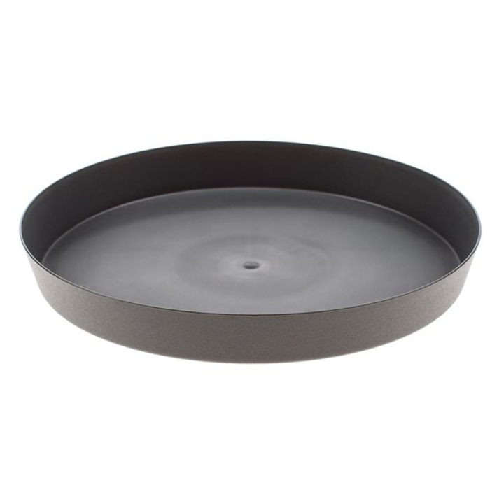 Farfurie Ghiveci 28x3.5 cm din Plastic Antracit