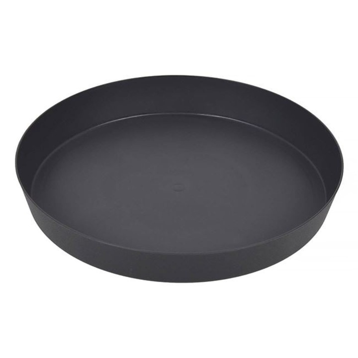 Farfurie Ghiveci 19x3 cm din Plastic Antracit