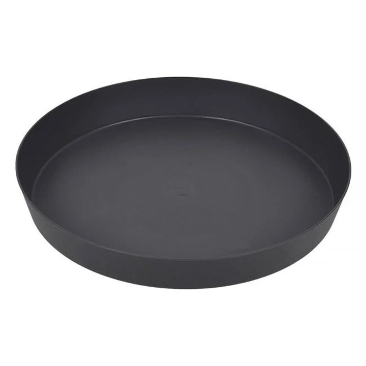 Farfurie Ghiveci 22x3.3 cm din Plastic Antracit