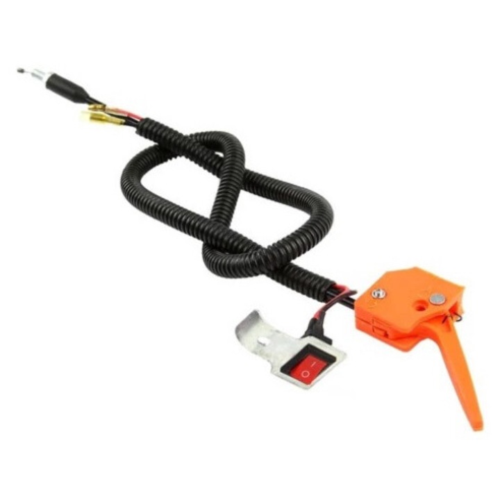 Cablu acceleratie si maneta pentru motoburghiu