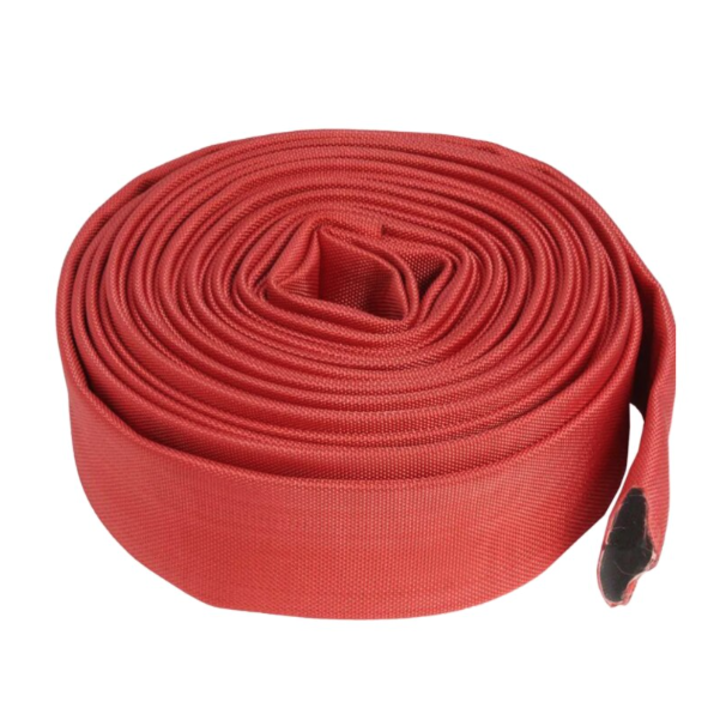 Tűzoltó tömlő 2" hosszúság 20 m, 8 bar, vége nélkül, piros