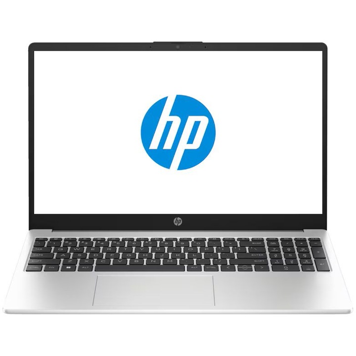 Laptop HP 250 G10, Intel Core i5-1334U, 15,6 hüvelykes, RAM 32 GB, SSD 512 GB, Intel Iris Xe Graphics, Free DOS, Turbo Silver