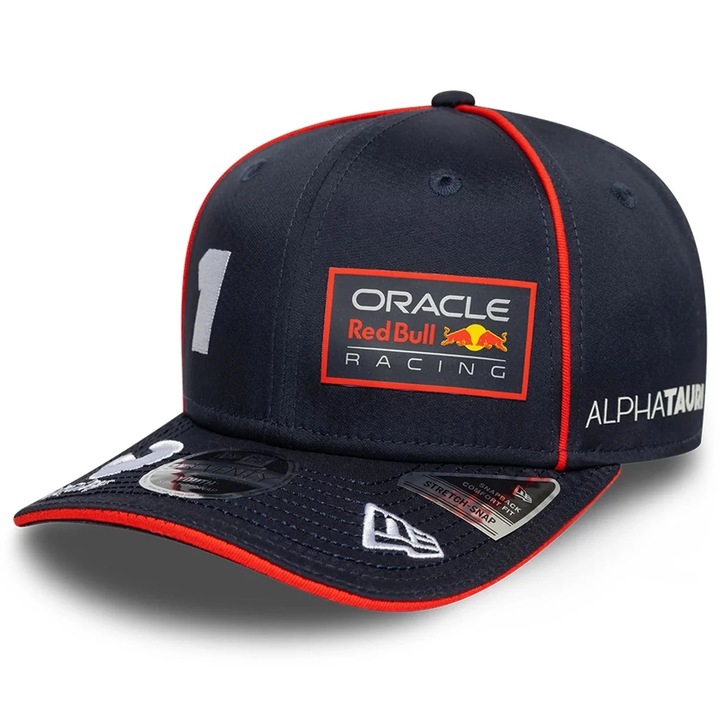 Шапка Oracle Red Bull Racing New Era 970 Max Verstappen 2025, Един размер, Тъмносин