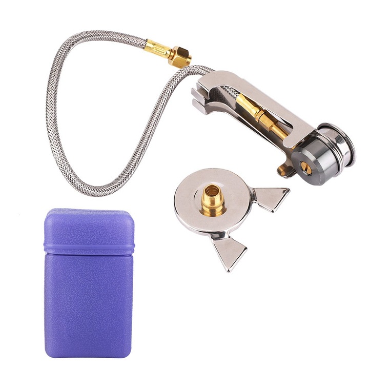 Адаптер за газ за външна готварска печка, Enforose, сгъваем дизайн, 160x35mm, 171g