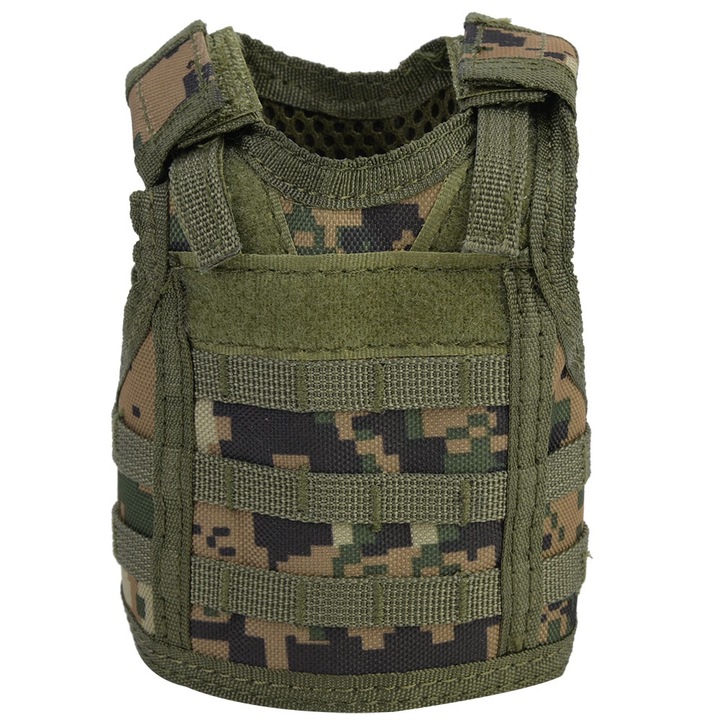 Mellény miniatűr italtartó palackokhoz, Enforose, állítható pántok