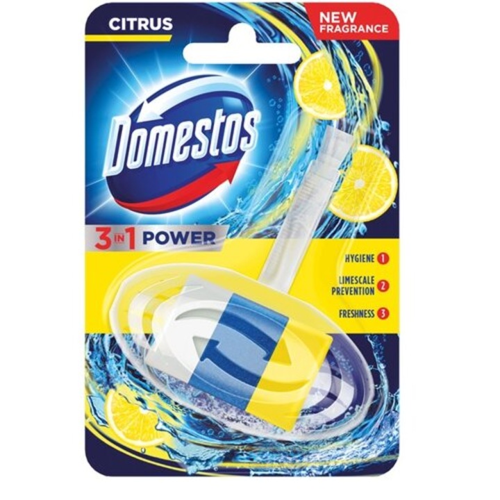 Odorizant toaleta, DOMESTOS, citrice