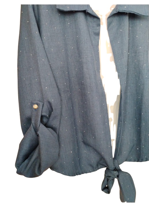 Női ing, strasszokkal, derékban húzózsinórral, L INTL