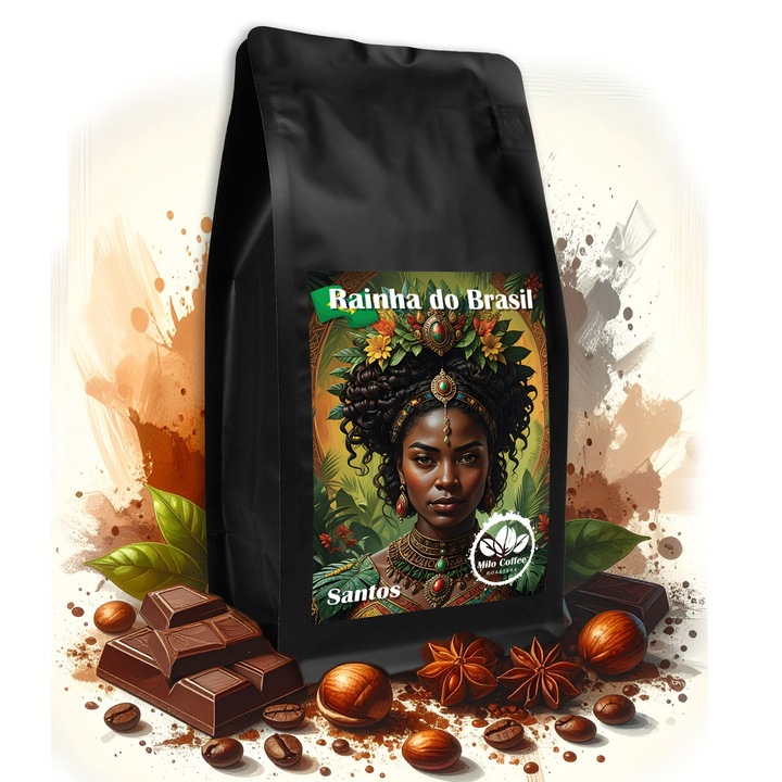 Cafea boabe RAINHA DO BRASIL Proaspat prajita - SPECIALITY - 100% ARABICA -500g-