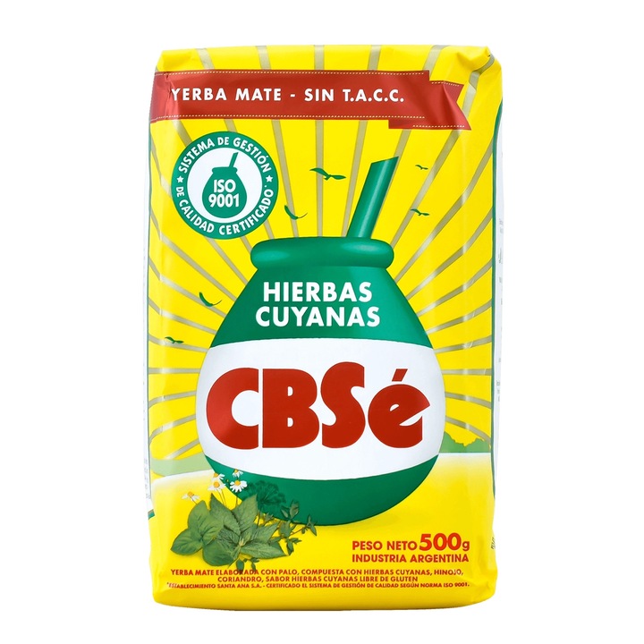 Yerba Mate Tea, CBSe, Hierbas Cuyanas, 500g