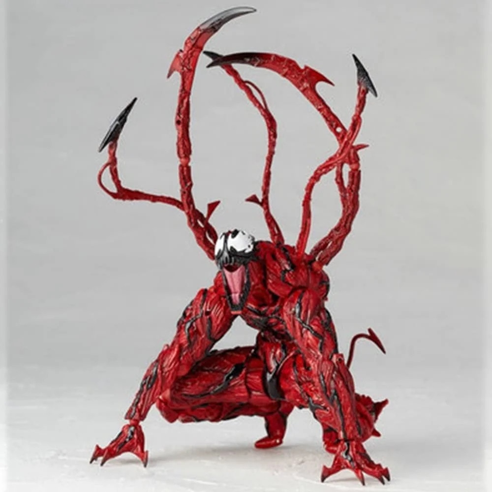 Figurina Venom si Carnage, Zeaicos, PVC, 18 cm, Negru / Rosu