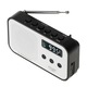 Radio digital PLL, Adler, AM/FM, AD 1907, 40 statii, alimentare USB-C, acumulator 600 mAh